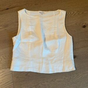 Reformation Cream Tank Top